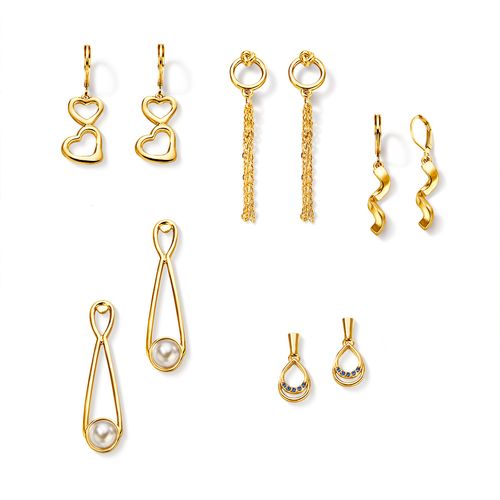 Estuche de Aretes x5 Malvines