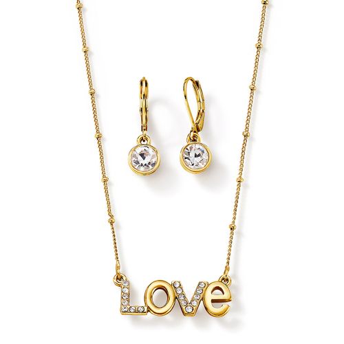 Estuche Collar + Aretes Glam Glamour Love