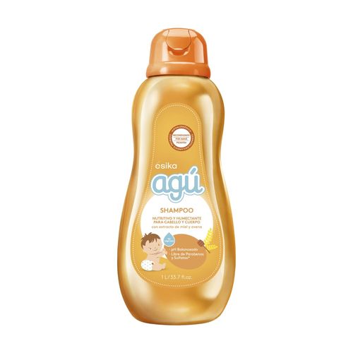 Shampoo Nutritivo y Humectante Agú Miel y Avena