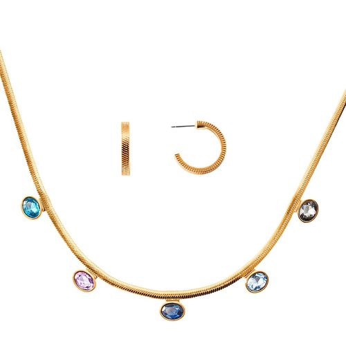 Set Collar + Aretes Mystic Femme