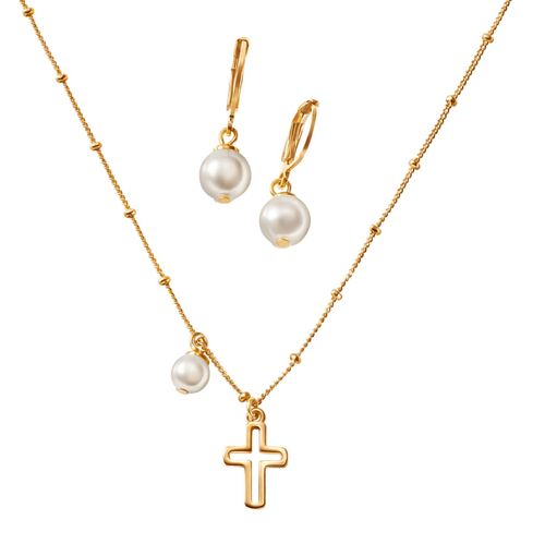 Set Collar + Aretes Holy Shine