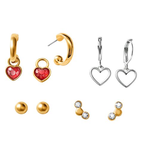 Set Aretes x4 Empire Heart