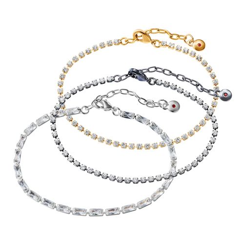 Set Pulseras x3 Crystal Heaven