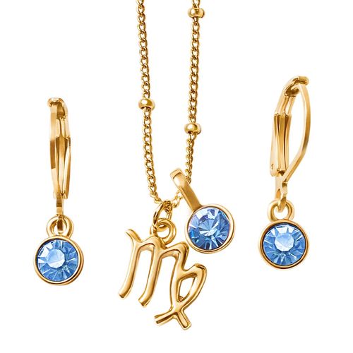 Set Collar + Aretes Virgo