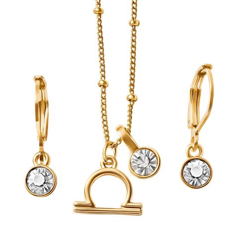 Set Collar + Aretes Libra