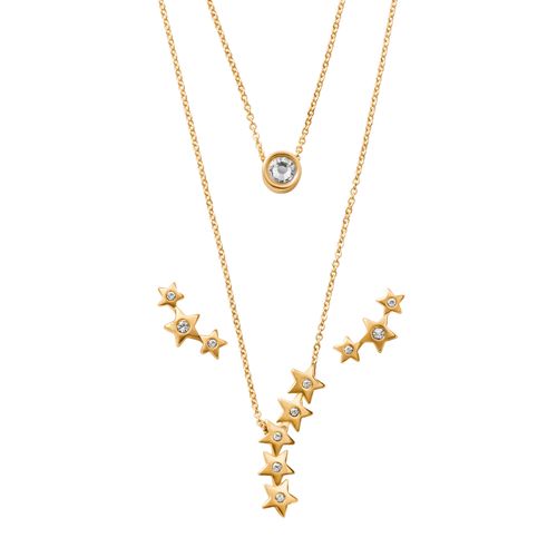 Set Collar + Aretes Cosmic Harmony