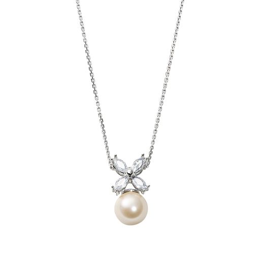 Collar Silver Pearls