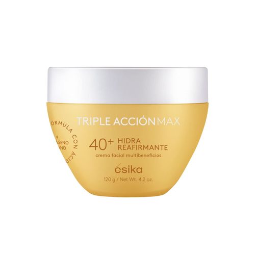 Crema facial Hidra Reafirmante Triple Acción Max 40+ 120g