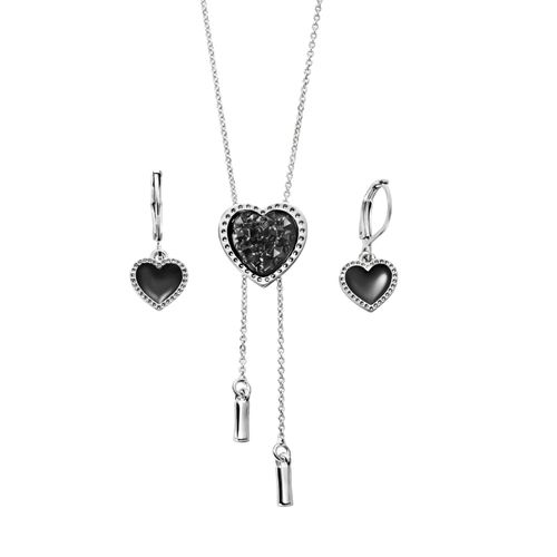 Set Collar + Aretes Shining Heart